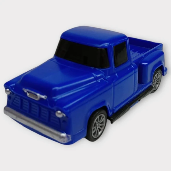 Çek Bırak Arabalar 10 Cm - Mavi Pick-Up - Resim 2