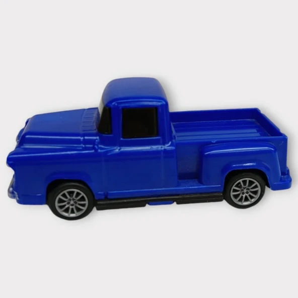 Çek Bırak Arabalar 10 Cm - Mavi Pick-Up - Resim 4