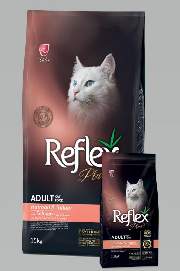 Reflex Plus Hairball Somonlu Yetişkin Kedi Maması 15 Kg