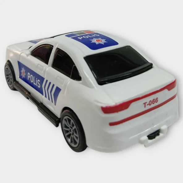 Çek Bırak TOGG Polis Arabası -Beyaz Sedan - Resim 5