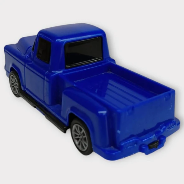 Çek Bırak Arabalar 10 Cm - Mavi Pick-Up - Resim 5