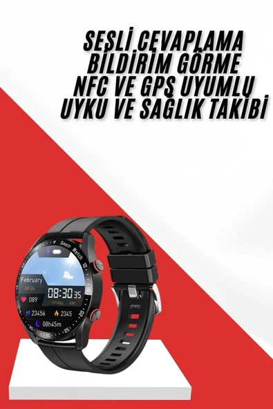 Yeni Nesil Akıllı Saat Arama Cevaplayan Uzun Pil Ömrü Müzik Dinleme - 2