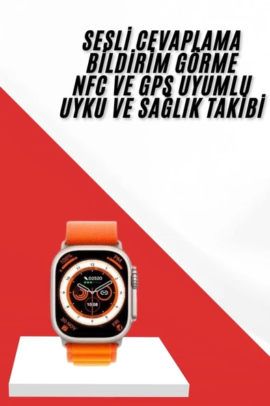 Akıllı Saat GPS Özelliği Bildirim Görme Adımsayar Sesli Görüşme Yapabilen - 2