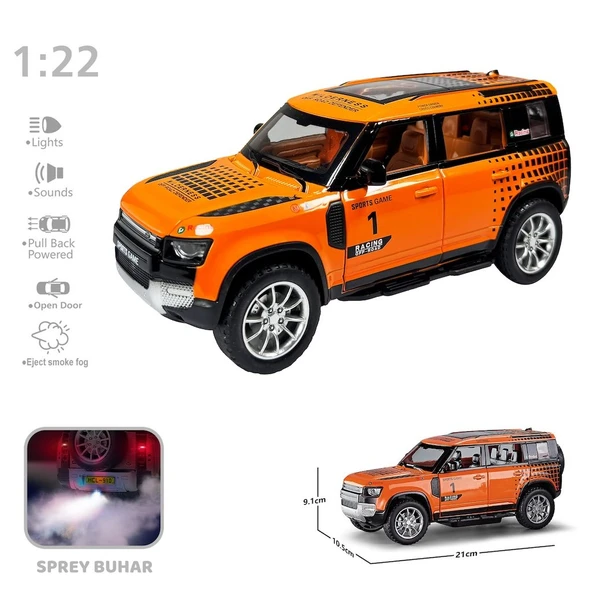 Macera Zamanı! Sesli Işıklı Buhar Çıkartan Metal Safari Arabası ile Ormana Doğru! - 2