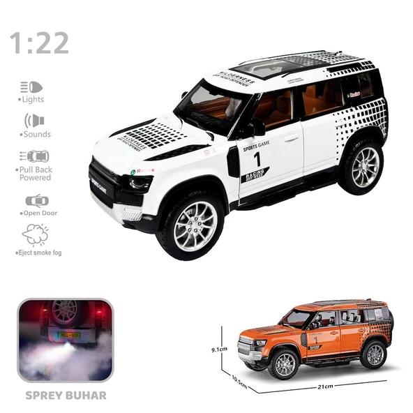 Macera Zamanı! Sesli Işıklı Buhar Çıkartan Metal Safari Arabası ile Ormana Doğru! - 1
