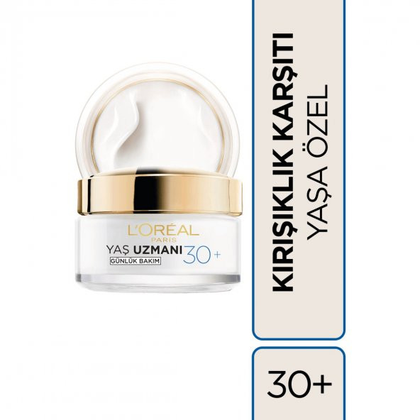 LOREAL PARİS YAŞ UZMANI 30+ KIRIŞIKLIK KARŞITI NE