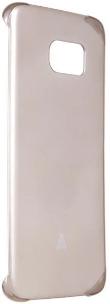 Anymode UV Hard Galaxy S7 Edge Sert Arka Kapak, Gold - Resim 2