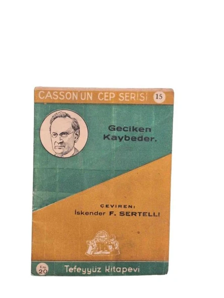 CASSON'UN CEP SERİSİ 15 - GECİKEN KAYBEDER (İKİNCİ EL KİTAP) - 1