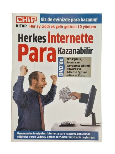 CHIP DERGİSİ HERKES İNTERNETTE PARA KAZANABİLİR (İKİNCİ EL KİTAP)