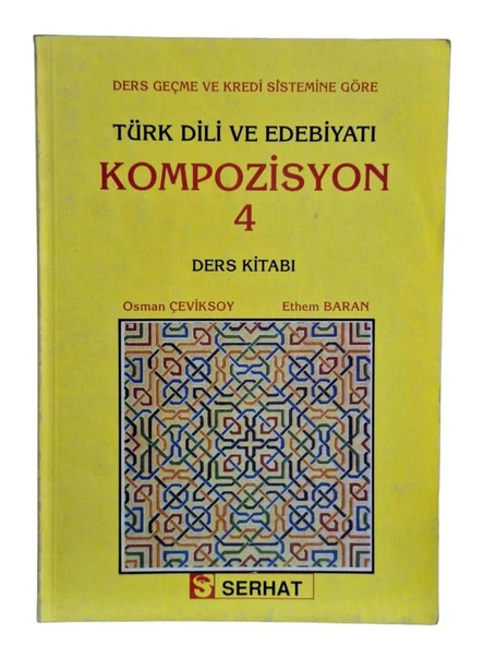 TÜRK DİLİ VE EDEBİYATI KOMPOZİSYON 4 (İKİNCİ EL KİTAP)