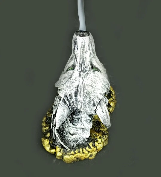 Uluyan Kurt Konik Tütsülük Beyaz (10 Adet Konik Tütsü Hediye) - 4