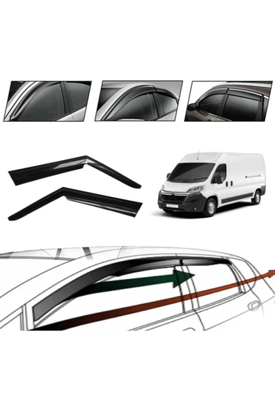 Citroen Jumper 2021 Cam Rüzgarlığı  2 Li