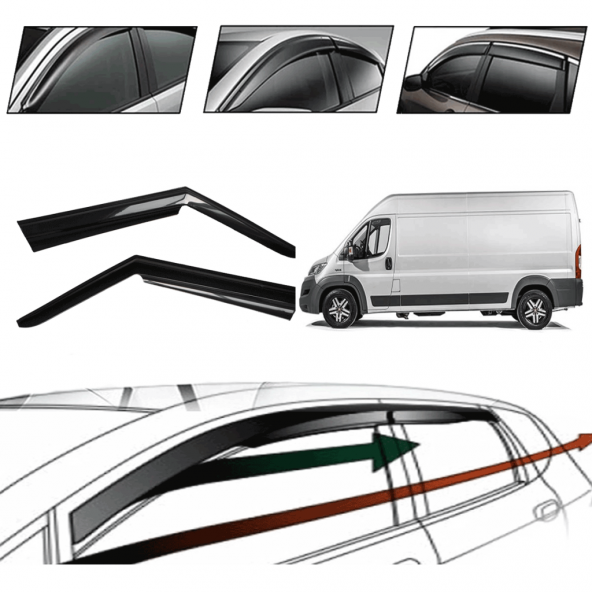 Fıat Ducato 2010 Cam Rüzgarlığı  2 Li