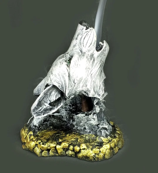 Uluyan Kurt Konik Tütsülük Beyaz (10 Adet Konik Tütsü Hediye) - 3