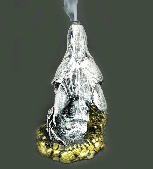 Uluyan Kurt Konik Tütsülük Beyaz (10 Adet Konik Tütsü Hediye) - 2