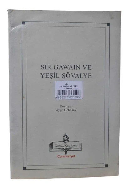 SIR GAWAIN VE YEŞİL ŞÖVALYE (İKİNCİ EL KİTAP)