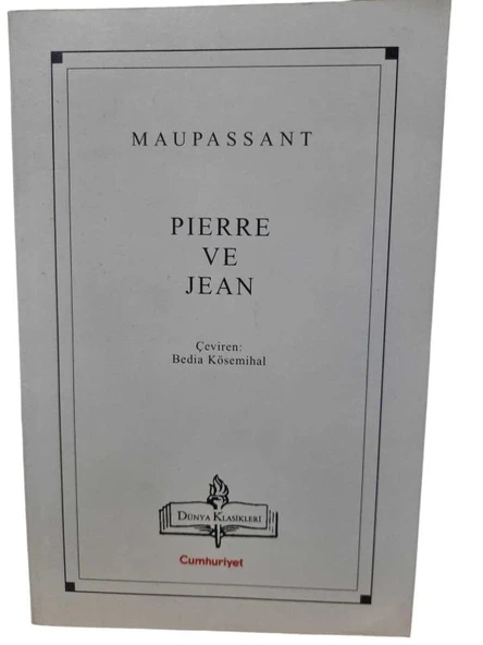 PIERRE VE JEAN (İKİNCİ EL KİTAP) ürün görseli 1