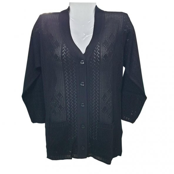 Kollu Bayan Triko hırka - 5