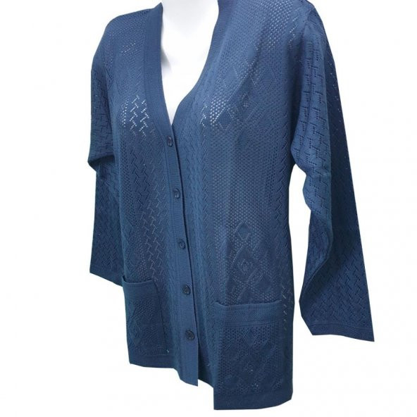 Kollu Bayan Triko hırka - 11