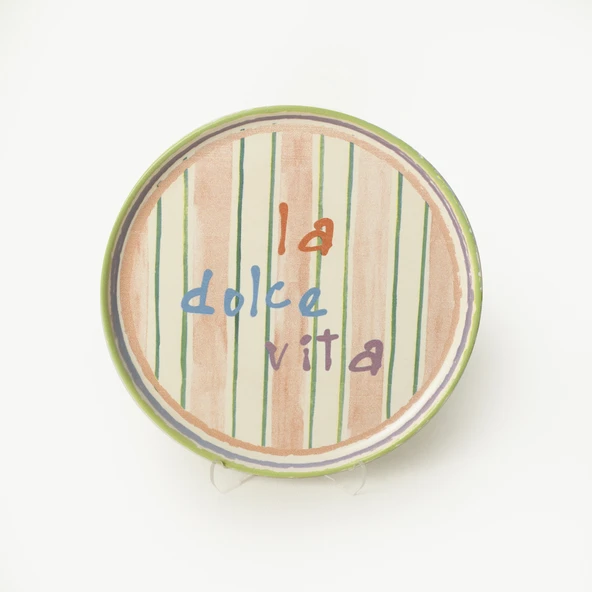 Keramika Mama Mia & La Dolce Vita Pasta Tabağı 22 Cm 4 Adet 22724-25 - 9