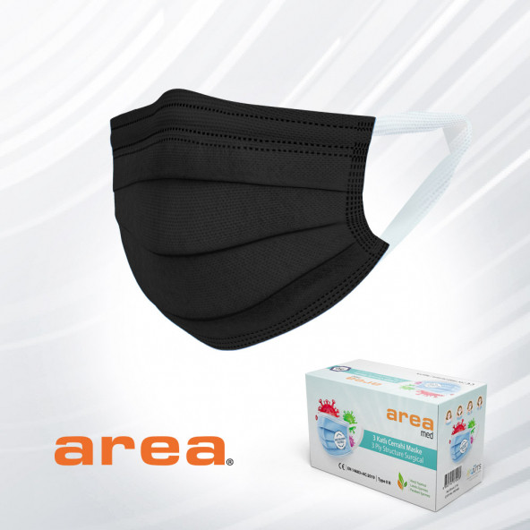 AREA Yeni Nesil  5 Kutu 250 Adet Meltblown Filtreli Cerrahi Medikal Maske - 7