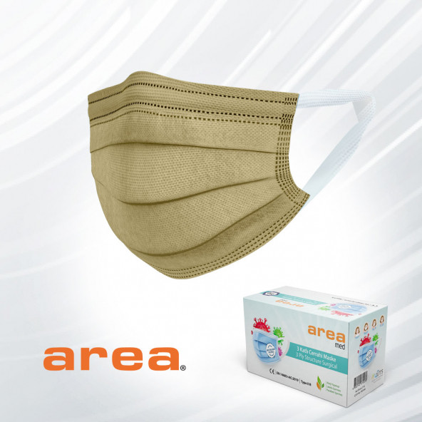 AREA Yeni Nesil  5 Kutu 250 Adet Meltblown Filtreli Cerrahi Medikal Maske - 8