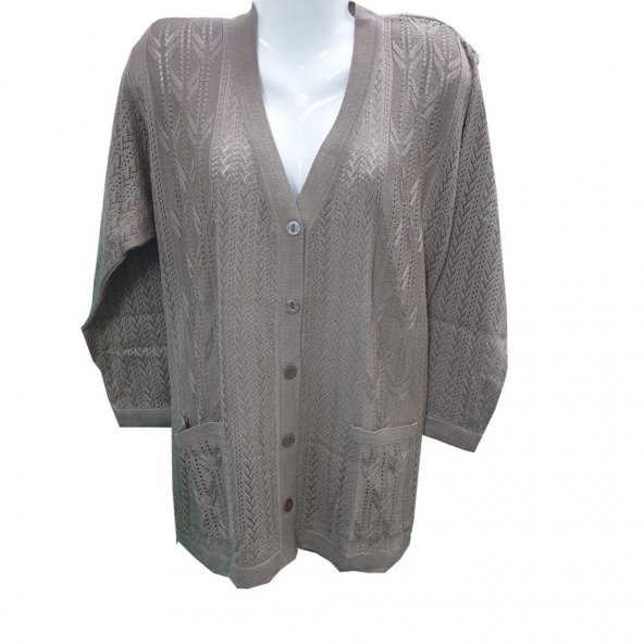 Rahat Kalıp Kadın Triko Hırka - 6