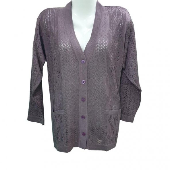 Rahat Kalıp Kadın Triko Hırka - 8