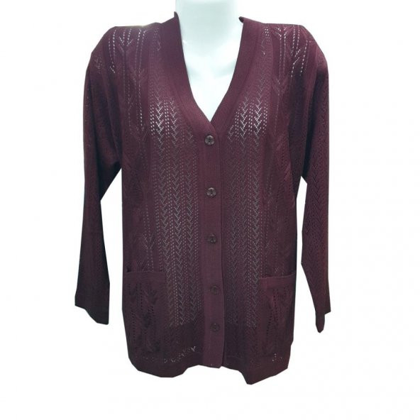 Rahat Kalıp Kadın Triko Hırka - 12