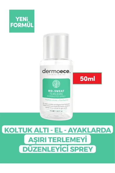 No-sweat Vücut, El, Ayak Ve Koltuk Altı Terleme Önleyici Sprey 50 ml (TERLEME DÜZENLEYİCİ)