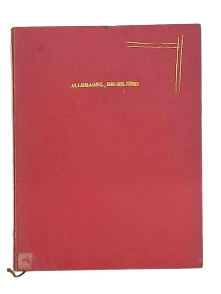 ALLEMAGNE HEURE ZERO - 1955 (İKİNCİ EL KİTAP) - 1