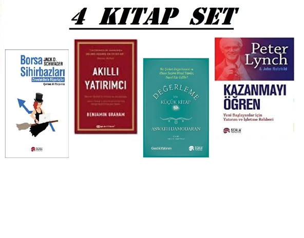 Borsa Sihirbazları - Akıllı Yatırımcı - Değerleme için Küçük Kitap - Kazanmayı Öğren Seti ürün görseli 1