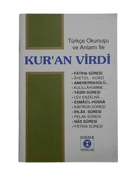 TÜRKÇE OKUNUŞU VE ANLAMI İLE KUR'AN VİRDİ (İKİNCİ EL KİTAP)
