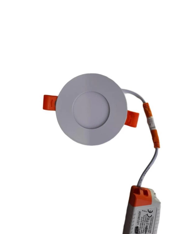 Yücel 3W Led Panel Eko Yuvarlak Günışığı 3000k - 2