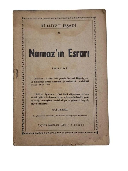 NAMAZ'IN ESRARI (İKİNCİ EL KİTAP)