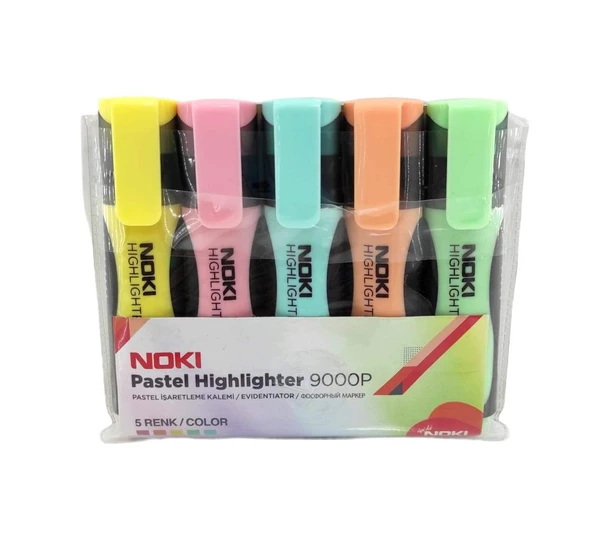 Noki Pastel Fosforlu Kalem 5 Renk Set - 3