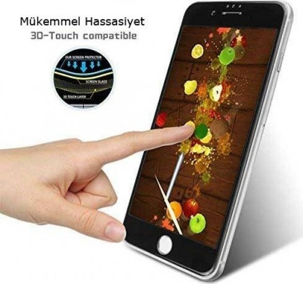 Huawei P20 Lite 5D Tam Kaplayan Ekran Koruyucu Kırılmaz Cam - 3