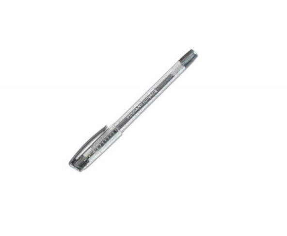 Jel Kalem Gümüş Jel Kalem Renk 1.0mm Pensan Simli Gel Tükenmez Kalem Gümüş Renk - 3