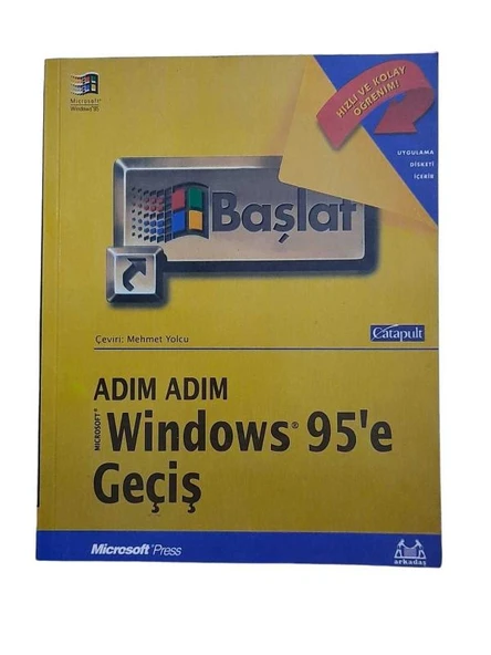 ADIM ADIM MİCROSOFT WİNDOWS 95'E GEÇİŞ ( HIZLI VE KOLAY ÖĞRENİM ) (İKİNCİ EL KİTAP) ürün görseli
