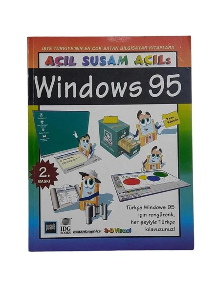 AÇIL SUSAM AÇIL: WİNDOWS 95 (İKİNCİ EL KİTAP) ürün görseli