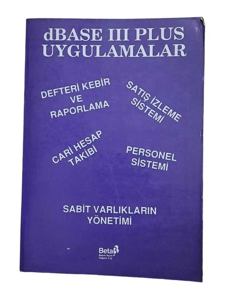 DBASE 3 PLUS UYGULAMALAR (İKİNCİ EL KİTAP) - 1
