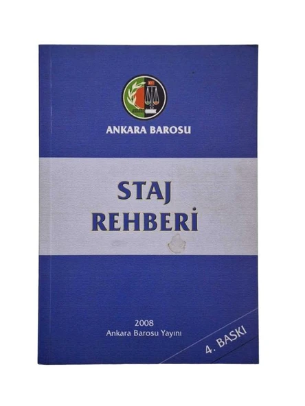 STAJ REHBERİ (İKİNCİ EL KİTAP)
