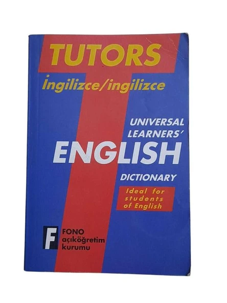 TUTORS İNGİLİZCE/İNGİLİZCE - UNIVERSAL LEARNERS ENGLISH DICTIONARY (İKİNCİ EL KİTAP) - 1