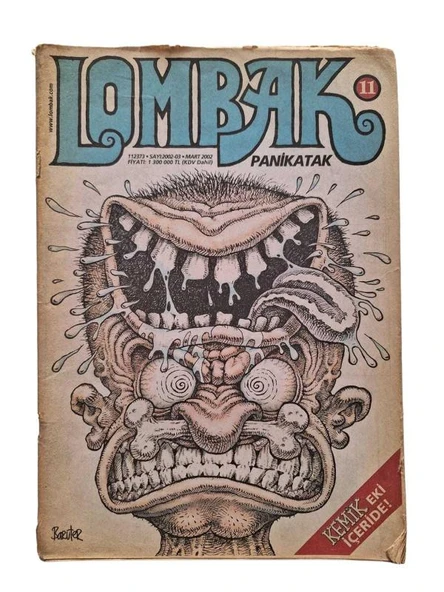 LOMBAK - PANİKATAK - MART 2002 - SAYI 11 (İKİNCİ EL KİTAP)