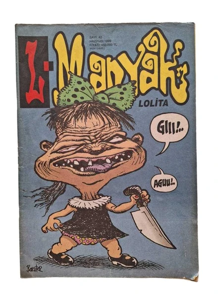 MANYAK - LOLİTA - HAZİRAN 1999 - SAYI 42 (İKİNCİ EL KİTAP)