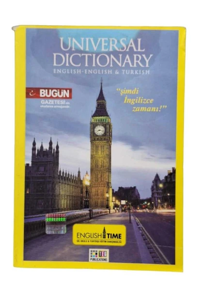 UNIVERSAL DICTIONARY-ENGLISH -ENGLISH &TURKISH (İKİNCİ EL KİTAP) - 1