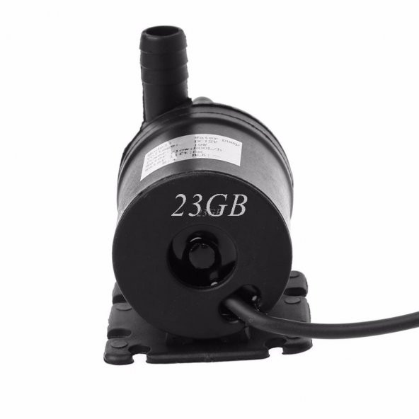 12 VOLT DALGIÇ MİNİ SU ve YAĞ AKTARMA POMPASI ( saatte 800 litre pompalama ) - 2