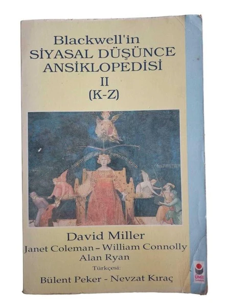 BLACKWELL'İN SİYASAL DÜŞÜNCE ANSİKLOPEDİSİ 2. CİLT (K/Z) (İKİNCİ EL KİTAP)