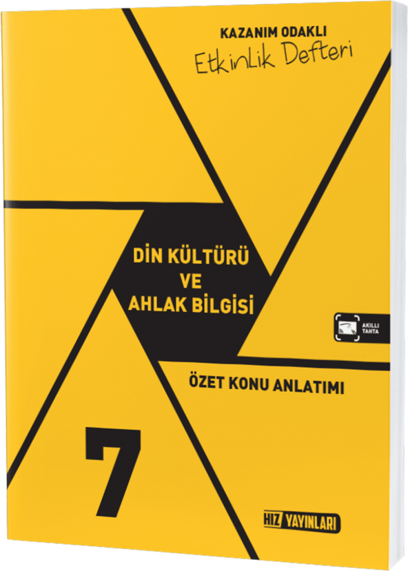 Hız Yayınları 2023 7. Sınıf Din Kültürü Etkinlik Defteri - 2