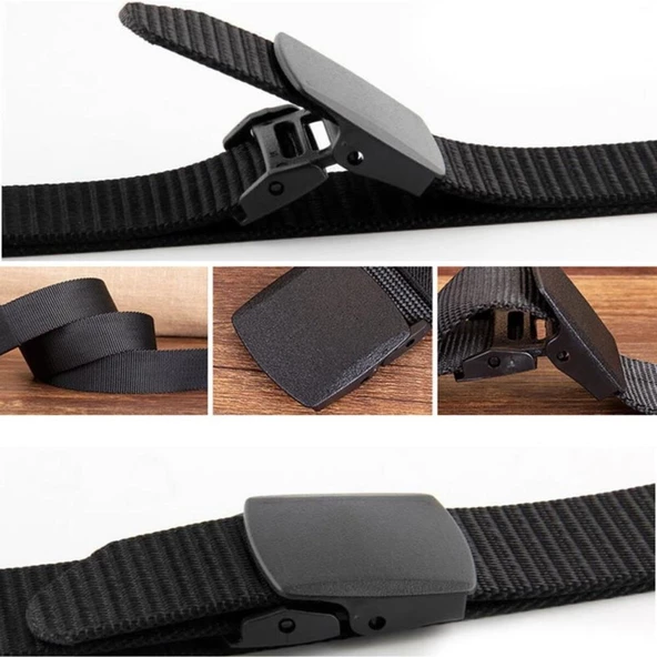 Bez Kemer Plastik Metal Toka 2'li Set Takım Taktikal Tarz 8683255006267 - 3